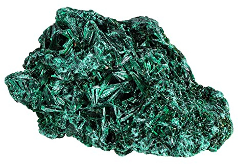 mookaitedecor Natürliche Malachit Rohstein Edelsteine Druse Mineralien | Unregelmäßig Kristallgruppe Steine Probe, Dekorative Kristalle Drusen Spirituelle Sammlerstück Deko für Geschenk, 10-50g