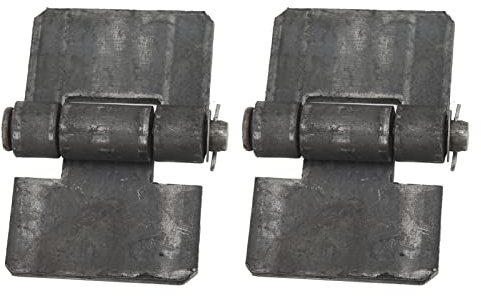 Accessoires de Remorque 2 Pièces Charnière de Porte Bout à Bout 106 X 75 X5Mm Roulement de Porte Soudure sur Charnières Bout à Bout pour Remorque