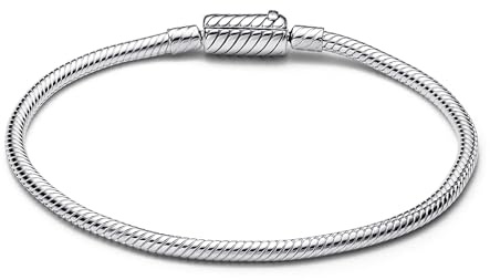 Pandora Moments Schlangenketten-Armband, Sterlingsilber, mit Magnetverschluss