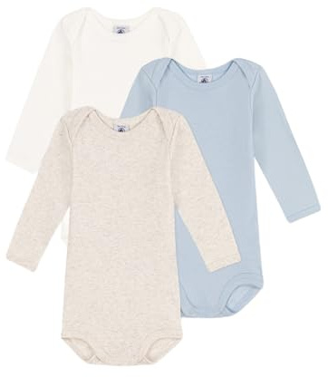 Petit Bateau A0BG2 Body A Maniche Lunghe Bimbo 0-24 Variante 1 18 Mesi