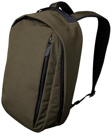 ALPAKA Metro ryggsäck, 12 l kompakt laptopryggsäck – passar upp till 14 tum bärbar dator, arbetsväska med väderbeständig YKK-dragkedja, Armégrön-axoflux 300d, Small, Laptop ryggsäck