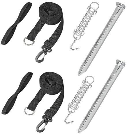 Moritz Sturmband 2X 3M für Vorzeltschlaufen außen Wohnmobil Wohnwagen I Sturmsicherung Sturmleine Abspannseil Abspannband Abspannset Kassettenmarkisen Markisenschiene