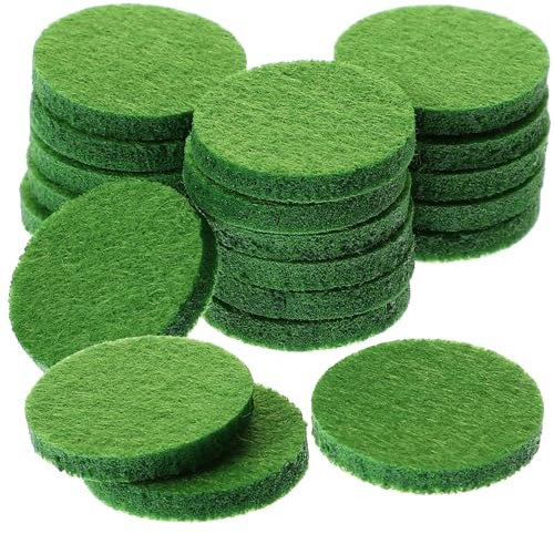 minkissy 200 STK Baumwollblatt Nachfüllpad Für Autoduft Aromapads Nachfüllen Diffusor Aromapad Für Halskette Mit Ätherischen Ölen Nachfüllpads Fräulein Baumwolle Luftauslassclip Nachfüllung