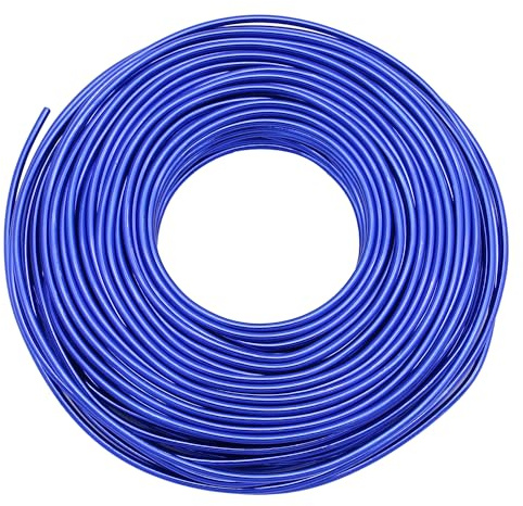 Uxney Schmuckdraht,2mm Dicke Aluminium Basteldraht, Schmuckherstellungsdraht, Metalldraht für Bastelarbeiten, Aluminiumdraht, Draht, DIY, Metallhandwerk, Kunstdrähte (Königsblau, 30Meter)