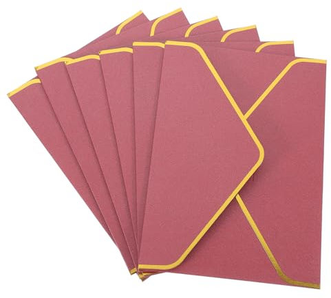 OFFSCH 6stücke Briefumschläge Für Einladungskarten Vintage-kartenumschläge Blanko-umschläge Zum Verpacken Von Grußkarten Multifunktionsumschläge Für Partykarten Und Hochzeitseinladungen