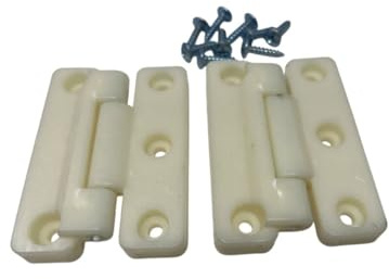 Pvc Scharnier 2 er set Fliegengitter Fenster Insektenschutz Tür - WEISS