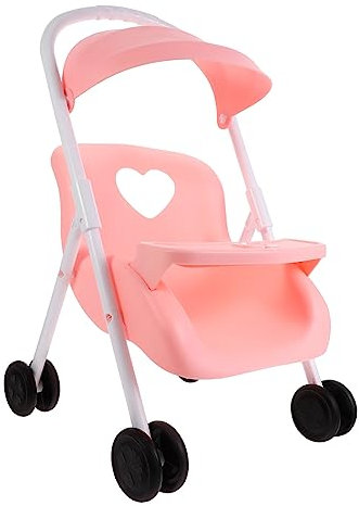 ifundom Parure de Poussette de poupée Jouets pour Enfants simulateur Fou Accessoires de Simulation de Poussette transpalette Manuel Jouer aux Accessoires de la Maison de Jeu