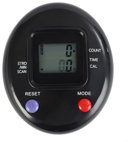 Moniteur de vélo d'appartement avec compteur de pas multifonction Affichage numérique pour le suivi du temps, de la distance et des calories
