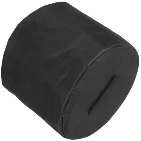 Housse de Table de Feu Extérieure en Tissu Oxford Noir, Portable