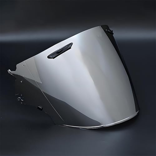 UYTKTN Moto Visière de Casque pour Arai VZ Ram, Verres de Casque de Moto Visière Teintée pour Casque de Moto Accessoires de Remplacement Pare-Brise,G Aurora Silver