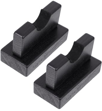TOYZFRIENDY 2Pcs Black Baseball Bat Stand Multipurpose Bat Holder for Home Display and Storage with Smooth Edges for Collectors and Sports Memorabilia