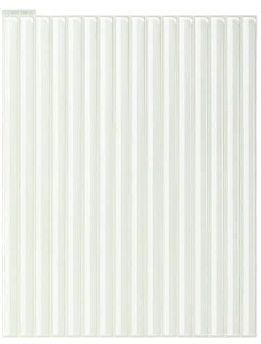 Trafagala 10 Sheet 11.43''x 9inch Cream White Stick On Tiles Kitchen 3D Vinyl Peel and Stick Wall Tiles Sticker Transfers Self Adhesive Waterproof Splashback Decals for Bathroom Wall Rectangle (Cream)