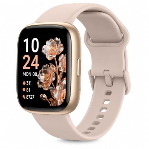 VRPEFIT Smart Watch for Women Men, Whatsapp Notifications, 1.83 HD Touchscreen with Bluetooth Calling, Heart Rate, Blood Oxygen, Sleep Monitor, 100+ Sports Modes, IP68 Waterproof for Android iOS