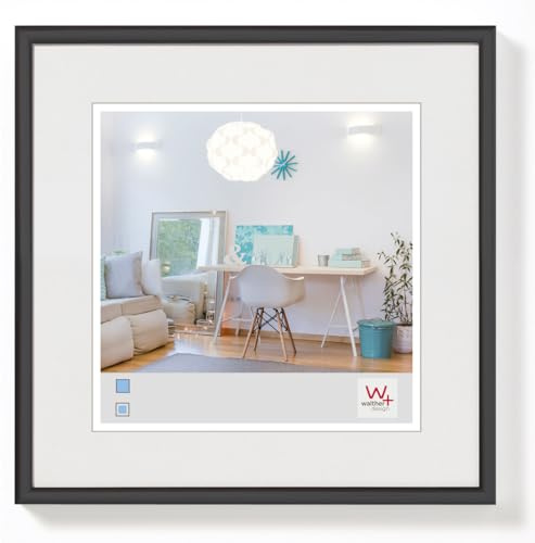 walther design Cadre photo walther design noir 15 x 15 cm New Lifestyle Cadre en plastique KV150B