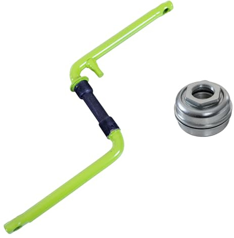 deTOX Fahrradkurbel Kurbel 152mm einteilig Fauber USBB Lager 16 oder 18 Zoll BMX