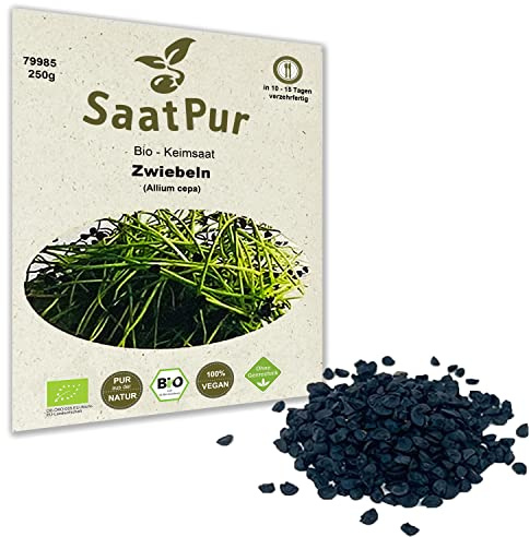 250 g BIO Keimsprossen Zwiebel Keimsaat für die Sprossenanzucht Sprossen Microgreen Mikrogrün