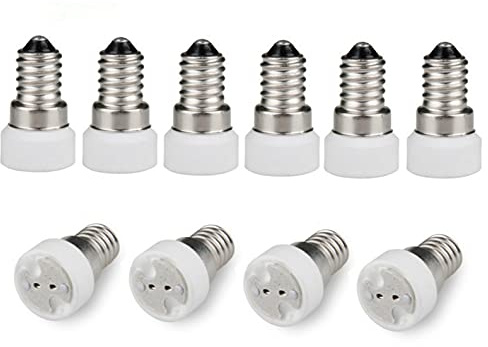 10x E14 auf MR16 GU5.3 Lampenfassung Adapter Konverter Lampenfassung 230V