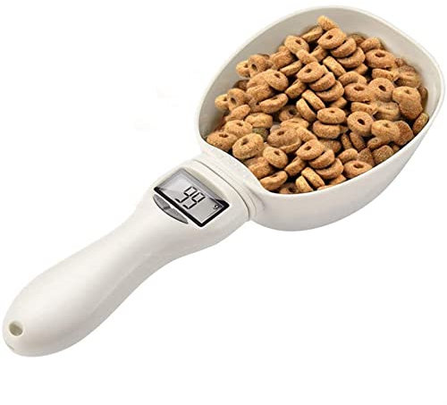 Cucharas de medición Cucharas de alimentos for mascotas digitales, taza de medición de alimentos for perros, comida desmontable comida for la comida de la comida digital de la comida LCD Monitor