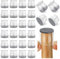 GICUNK 32Pcs Chair Leg Floor Protectors, Transparent Chair Feet Cover, Felt Bottom Silicone Chair Leg Caps For Protecting Hardwood/Tile/Laminate Floors From Scratches And Noise(Small Fit:23-32.9mm)