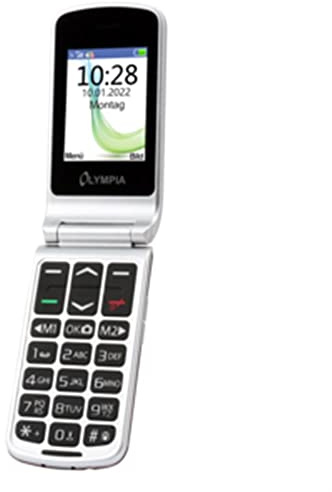 Olympia Style Duo 4G Senioren Mobiltelefon große Tasten Klapphandy rot
