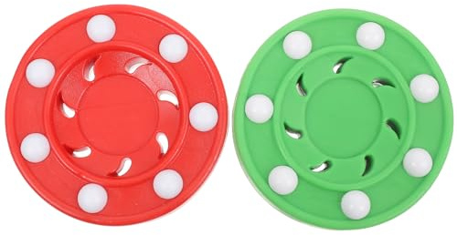 2pezzi Puck Da Hockey Su Puck Per Allenamento E Competizione Roller Hockey Disco Leggero E Resistente Per Superfici Lisce Gioco Uomini Donne Materiale Ammortizzante Maggiore Stabilità