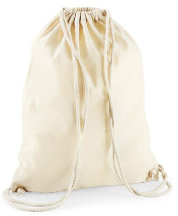 minimutz 24er Packung Turnbeutel Baumwolle zum Zuziehen - Baumwollbeutel zum Bemalen Bedrucken - Sportbeutel Gymbag Jute Rucksack - 12L - 37x46cm