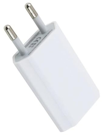 Homoyoyo USB-Ladegerät 5V/1A Weiß, USB-Ladeadapter–Stecker,Handyladegerät Charger tragbares Ladegerät Wandladegerät Netzteil Telefon für Handy, Smartwatch,Kopfhörer, Armband,Kinder-Tablets