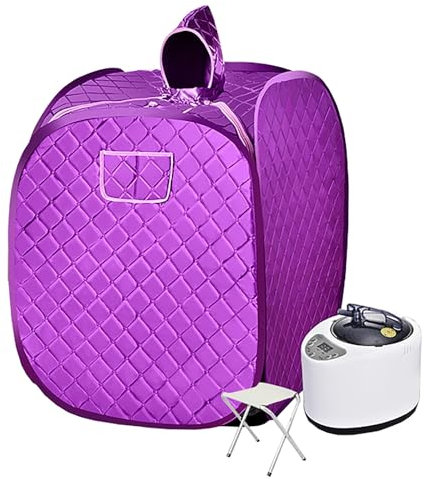 Lazy SPA, 2L portátil Sauna SPA Vapor, Sauna SPA Plegable máquina, Inicio Tienda Vapor portátil Sauna Pot Máquina for Home SPA Personal y Terapia Adelgaza Cuerpo Interior (Color : Single)