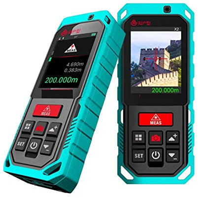 Land Measuring Device S2 Rangefinder 60/80/100m Tape Rechargerable Handheld Distance Measure Area Planner(150m)