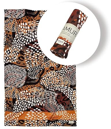 HAMUR HOME Großes Strandhandtuch mit dauerhaftem Druck Leopard Muster 80x150 cm | Schnelltrocknendes Badetuch | Baumwolle Reisehandtuch für den Sommer | Strandtuch Leicht