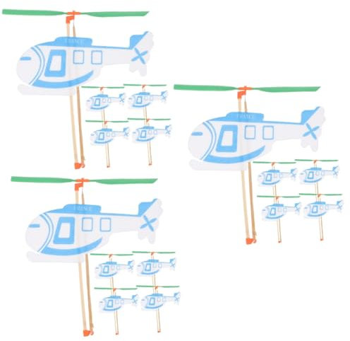 ifundom 15pcs Rubberband Powered Glider Toys for Boys and Girls Aircraft Toys for Birthday Gifts