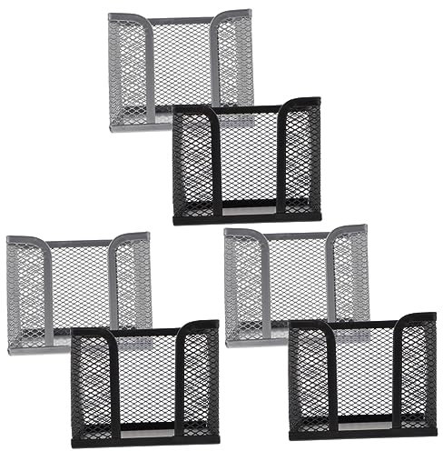 Lurrose 6stücke Notizpapierhalter Für Schreibtisch Praktische Memo Pad Boxen Für Büro Und Klassenzimmer Multifunktionale Stifthalter Und Aufbewahrungslösungen