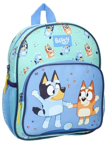 Vadobag Barnryggsäck Bluey Best Friends Fun, 29 x 23 x 10 cm, blå, 29x23x10 cm