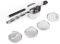 Stainless Steel Potato Ricer,4 Interchangeable Discs for Creamy, Lump-Free Mashed Potatoes & Purees – Ergonomic Silicone Handles, Dishwasher Safe – Perfect for Veggies, Baby Food & Juicing