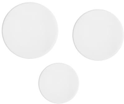 jojofuny 3stücke Transparentes Acrylboard Für Fotografie Kosmetik-Hintergrund -acrylplatten Dekorationsrequisiten Runde Formen