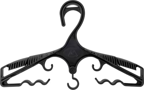 Cressi Multi Purpose Hanger Black - Cintre Spécialement Conçu pour Les Combinaisons de Plongée, Accessoires et Équipement de Plongée en Apnée, Noir, Taille Unique, Unisex