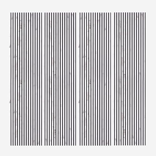 4 x Akustikpaneele 240x60cm Wandpaneele weißer Marmoreffekt Kover-M