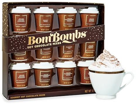 BomBombs Mini-Geschenkset Heiße Schokolade - 12er Set portioniert