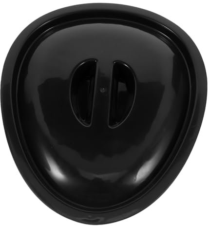 KOCKSHION Pot De Chambre Avec Couvercle Plastique Noir Urinoir Portable Pour Personnes Âgées Et Femmes Enceintes Usage Sanitaire Hygiénique Pour Soins à Domicile Et Voyages
