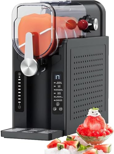 GAYAYAS Macchina Professionale per Granite, Senza Ghiaccio, 6 programmi preimpostati, per Granite, Cocktail, frappé, Milkshake e Vino, Tecnologia Quickfreeze.