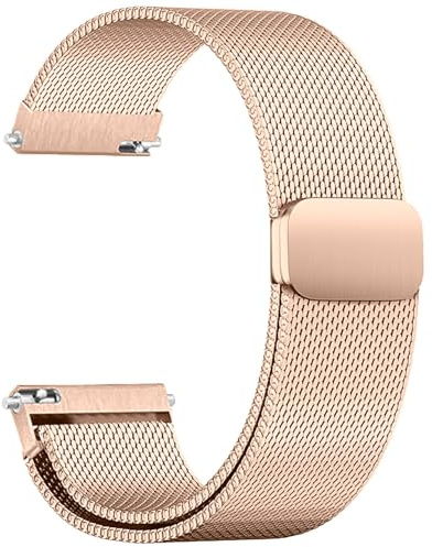 Sundara 20mm nylon klockarmband för Galaxy Watch 7 6 5 4 40/44 mm/6 4 Classic 46/42/47/43 mm/FE/5 Pro/45 mm/Garmin Vivoactive 5 3 6/Forerunner 55 245 snabbkopplingsarmband unisex