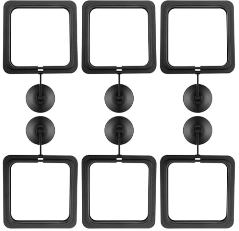 ZHGFXIN Anneaux flottants pour plantes d'aquarium, décorations aquaponiques, support rond carré pour maintenir en place les mangeoires à poissons