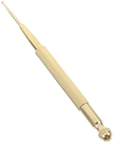GALPADA Bastone da Massaggio in Ottone a Doppia Testa per Agopressione, Strumento Portatile Versatile per Schiena e Spalle, per Ufficio e Viaggio