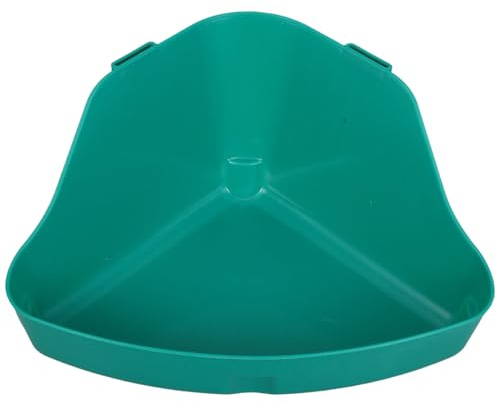 Levemolo Bac à Sable Mural pour Bain de Hamster M en Plastique Amovible Toilette pour Petits Animaux Compatible Cages Furets Chinchillas et Lapins Nettoyage Facile