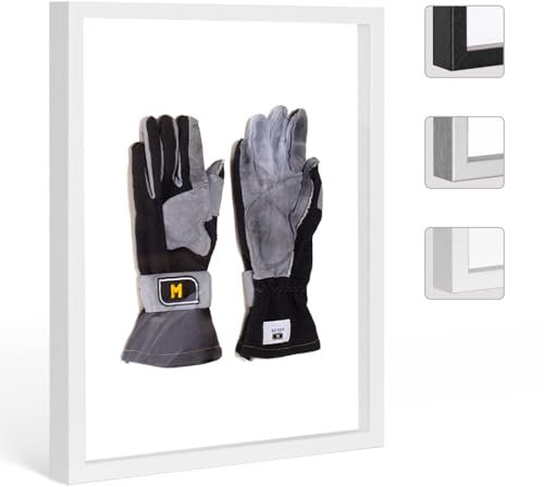Bildershop-24 Objektrahmen Trikotrahmen VARIO inkl. Bügel und Passepartout 30x60cm Weiß (lackiert)