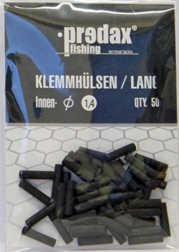 Predax Klemmhülsen - 50 Quetschhülsen für Stahlvorfächer