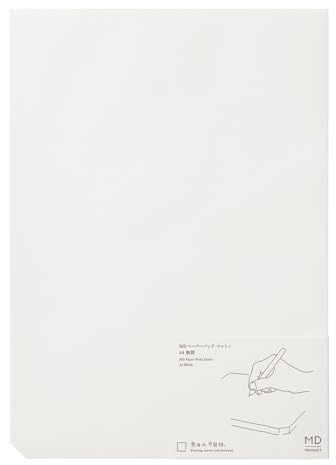 Midori 15238006 Memo MD Paper Pad, Cotton A4, Unlined