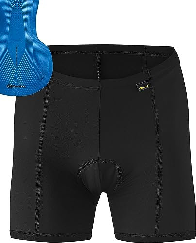 Gonso Sitivo U W, Damen Fahrradunterhose, Passt unter alle Rad-Shorts, Tights mit Sitivo Sitzpolster mit Poron-Elementen, Enganliegende Passform