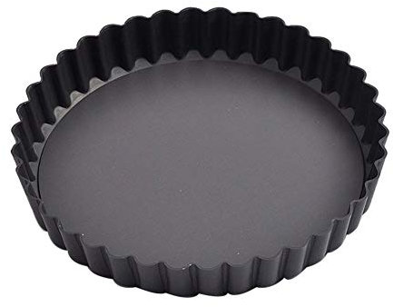 Rojeam Moule à Tarte Antiadhésifs Plat a Tarte avec Fond Amovible en Acier Moule à Quiche
