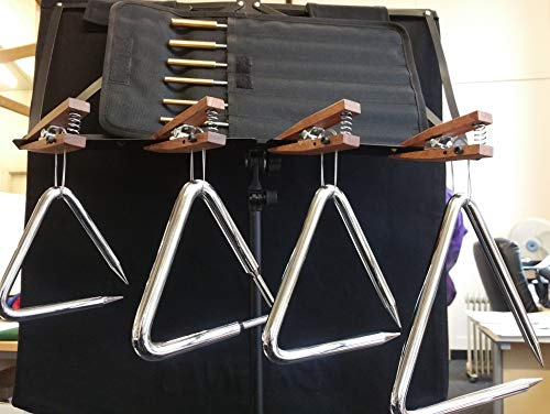 Centre Stage Set of 6 Brass Triangle Beaters
